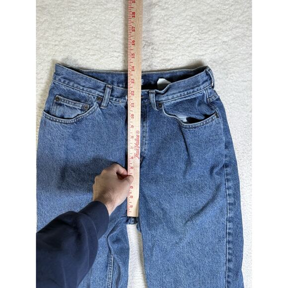Vintage Gap Mom Jeans Womens 10 28x29 Blue Reverse Fit USA Made High Rise READ - Picture 9 of 12